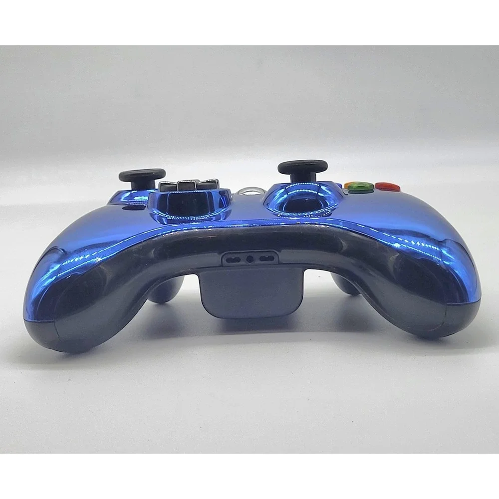 Microsoft Xbox 360 Chrome Blue Special Edition Wireless Controller Model 1403